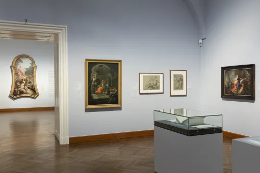 exhibition room, Josef Ignaz Mildorfer
