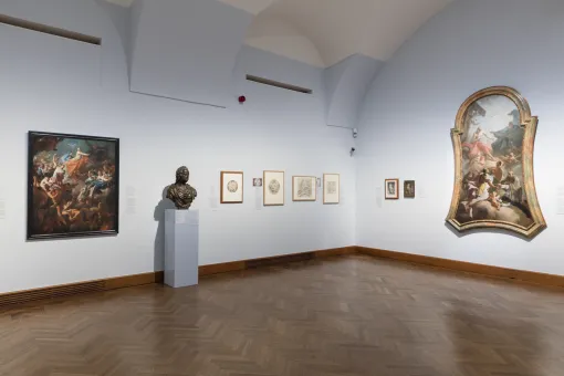 exhibition room, Josef Ignaz Mildorfer