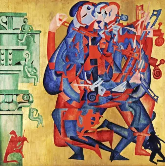 Curt Stenvert_Violinspieler in vier Bewegungsphasen_1947