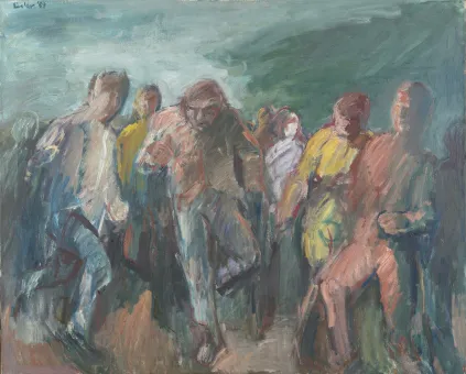 Georg Eisler, Straße mit Laufenden V