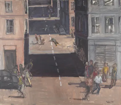 Georg Eisler, Straßenszene