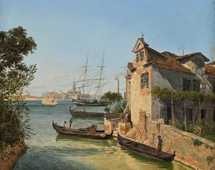 Blick auf San Giorgio Maggiore in Venedig