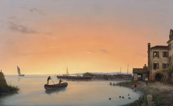Chioggia vor Sonnenaufgang