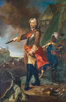 Johann Gottfried Auerbach, Prinz Eugen von Savoyen als Feldherr