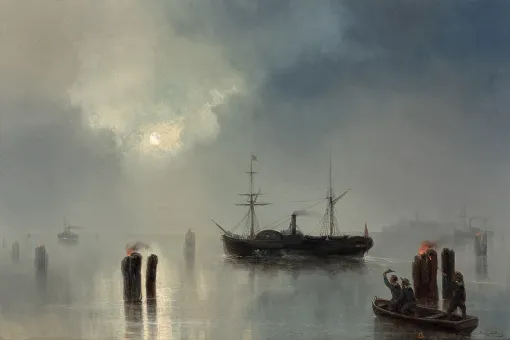 Nachtfahrt in der Lagune