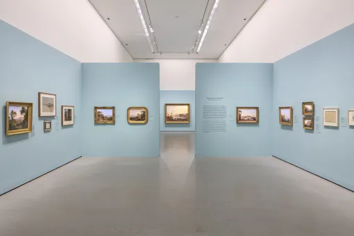 Ausstellungsansicht "Joseph Rebell. Im Licht des Südens"