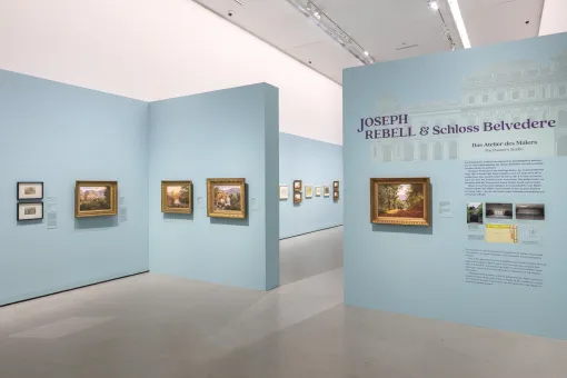Ausstellungsansicht "Joseph Rebell. Im Licht des Südens"