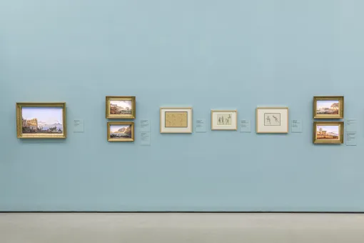 Ausstellungsansicht "Joseph Rebell. Im Licht des Südens"
