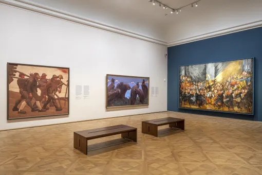 Ausstellungsansicht "Kolossal. Malerei im Großformat"