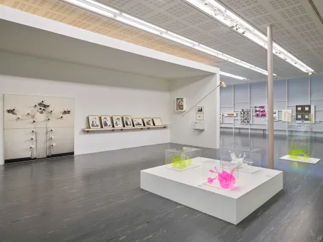 Ausstellungsansicht "Renate Bertlmann. Fragile Obsessionen" im Belvedere 21