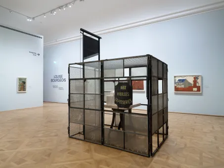 Ausstellungsansicht Louise Bourgeois. Unbeirrbarer Widerstand, Österreichische Galerie Belvedere, 2023
