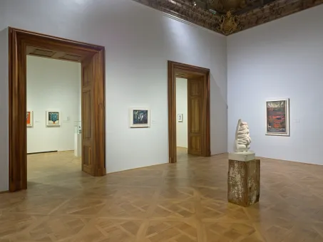 Ausstellungsansicht Louise Bourgeois. Unbeirrbarer Widerstand, Österreichische Galerie Belvedere, 2023