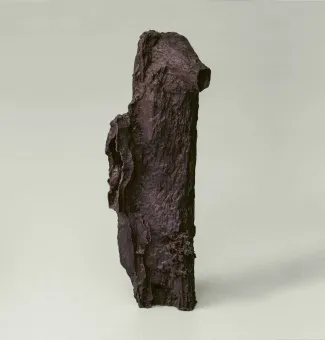 Abguss einer Spechthöhle