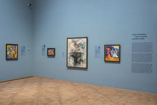 Ausstellungsansicht "In the Eye of the Storm. Modernismen in der Ukraine"