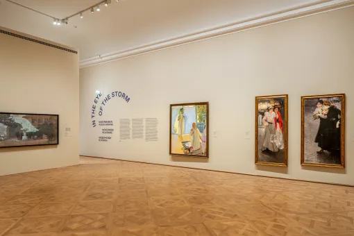 Ausstellungsansicht "In the Eye of the Storm. Modernismen in der Ukraine"