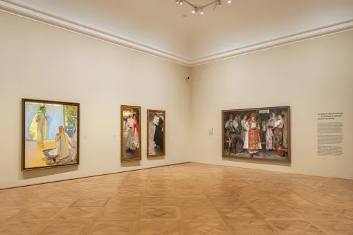 Ausstellungsansicht "In the Eye of the Storm. Modernismen in der Ukraine"