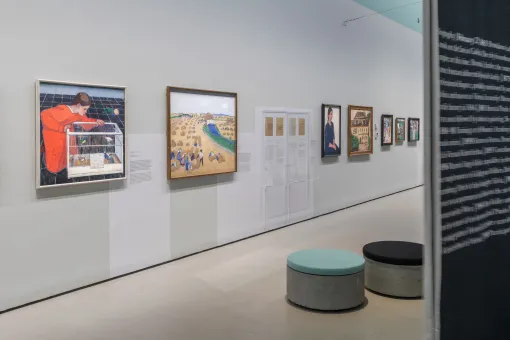 Ausstellungsansicht Broncia Koller-Pinell. Eine Künstlerin und ihr Netzwerk