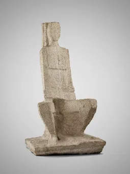 Fritz Wotruba, Große sitzende Figur - Menschliche Kathedrale, 1949