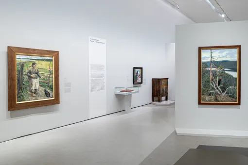Ausstellungsansicht Akseli Gallen-Kallela. Finnland erfinden