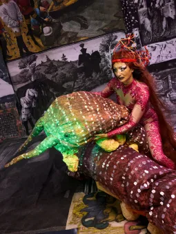 Monster Chetwynd, Silk and Beer (Wages for Housework), 2024