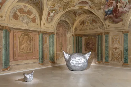 Installationsansicht "CARLONE CONTEMPORARY: Sarah Ortmeyer. DIABOLUS (PROTECTOR)", Oberes Belvedere