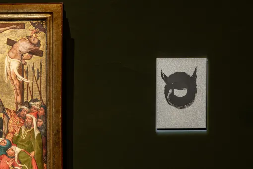 Installationsansicht "CARLONE CONTEMPORARY: Sarah Ortmeyer. DIABOLUS (PROTECTOR)", Oberes Belvedere