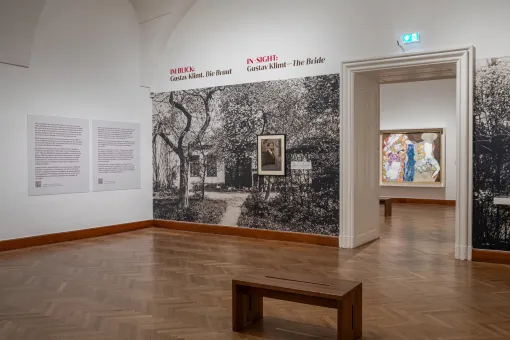 Ausstellungsansicht "IM BLICK: Gustav Klimt. Die Braut", Oberes Belvedere