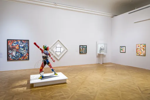 Ausstellungsansicht "Radikal! Künstlerinnen* und Moderne 1910–1950", Unteres Belvedere