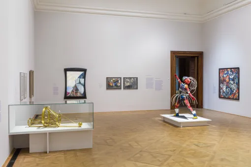 Ausstellungsansicht "Radikal! Künstlerinnen* und Moderne 1910–1950", Unteres Belvedere