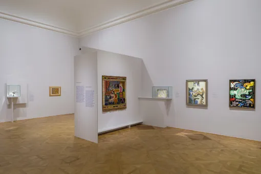 Ausstellungsansicht "Radikal! Künstlerinnen* und Moderne 1910–1950", Unteres Belvedere