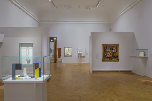 Ausstellungsansicht "Radikal! Künstlerinnen* und Moderne 1910–1950", Unteres Belvedere