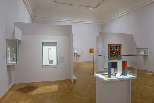 Ausstellungsansicht "Radikal! Künstlerinnen* und Moderne 1910–1950", Unteres Belvedere