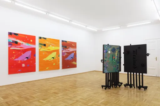 Ausstellungsansicht "Miao Ying. Shadows stretch in spectral lines, in desolation’s embrace, time resigns", 2023