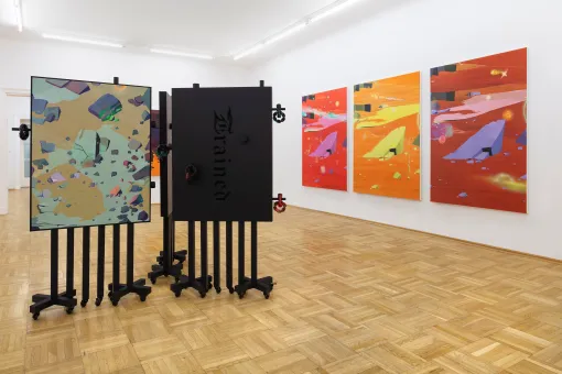 Ausstellungsansicht "Miao Ying. Shadows stretch in spectral lines, in desolation’s embrace, time resigns", 2023