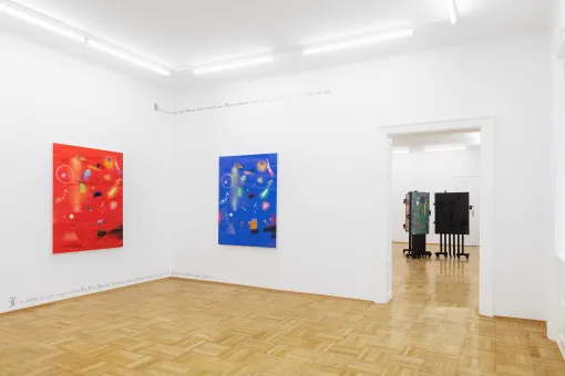 Ausstellungsansicht "Miao Ying. Shadows stretch in spectral lines, in desolation’s embrace, time resigns", 2023
