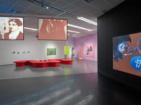 Ausstellungsansicht Ashley Hans Scheirl, Belvedere 21