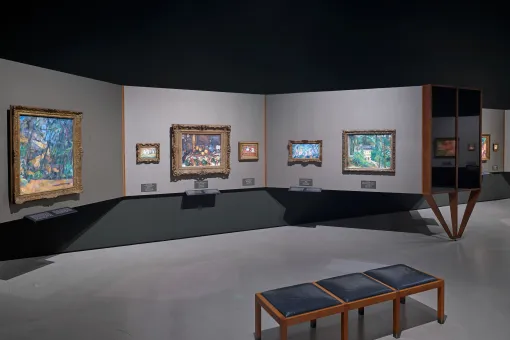 Ausstellungsansicht "Cézanne, Monet, Renoir. Französischer Impressionismus aus dem Museum Langmatt", Unteres Belvedere