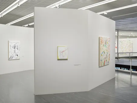 Ausstellungsansicht Sue Williams. WHAT NOW, Belvedere 21