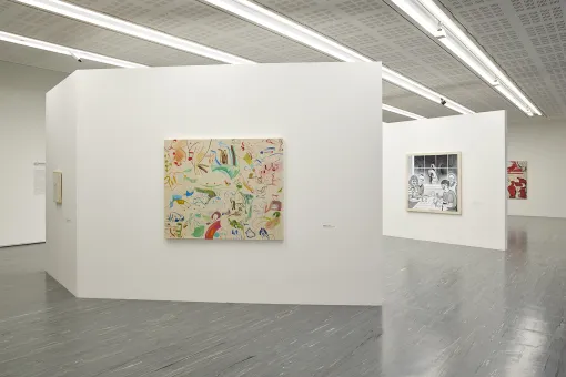 Ausstellungsansicht Sue Williams. WHAT NOW, Belvedere 21