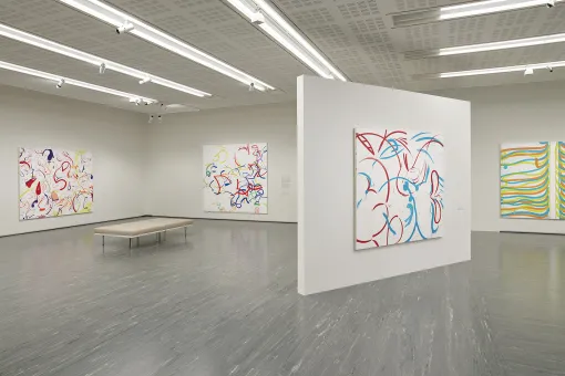 Ausstellungsansicht Sue Williams. WHAT NOW, Belvedere 21