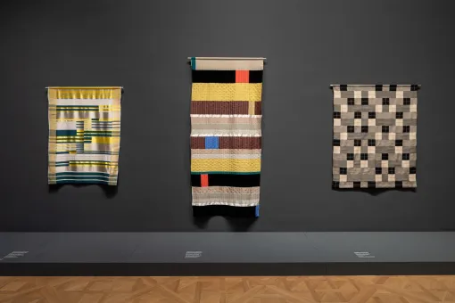 Ausstellungsansicht "Anni Albers. Constructing Textiles", Unteres Belvedere