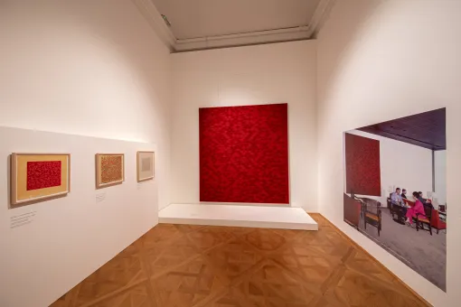 Ausstellungsansicht "Anni Albers. Constructing Textiles", Unteres Belvedere