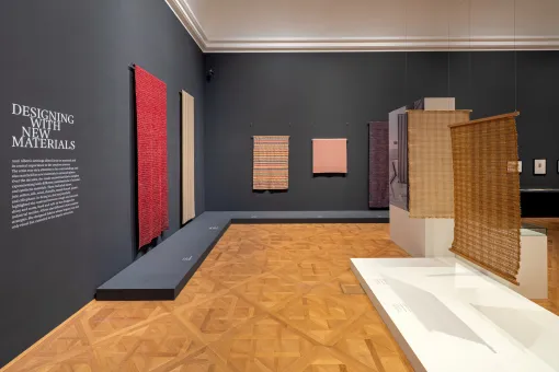 Ausstellungsansicht "Anni Albers. Constructing Textiles", Unteres Belvedere