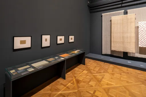 Ausstellungsansicht "Anni Albers. Constructing Textiles", Unteres Belvedere