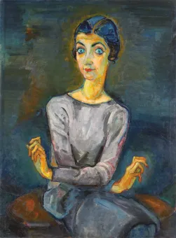 Öl auf Leinwand  104 x 78 cm