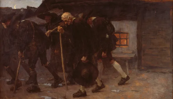Öl auf Leinwand  191 x 330.5 cm  
