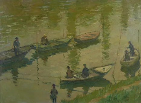 Oil on canvas  59.8 x 81.7 cm