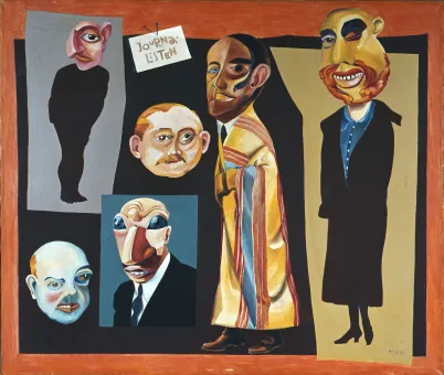 Öl auf Leinwand?  86 x 101 cm