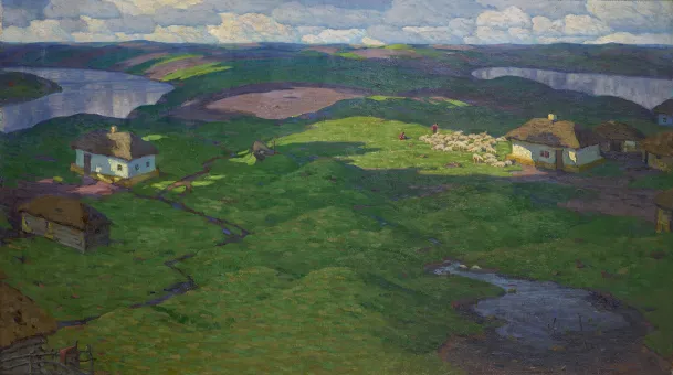 Öl auf Leinwand  114 x 198 cm
