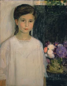 Oil on canvas  66.3 x 52.5 cm